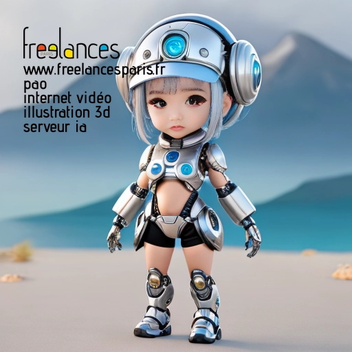 Pao mise en page internet vidéo illustration 3d serveur IA générative AI freelance paris studio de création magazines QUJ2X810